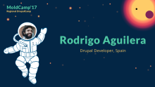 Rodrigo Aguilera as an astronaut